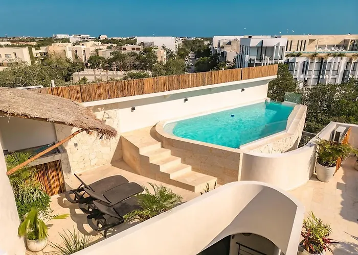Apartamento Aldea Zama -top Ph Wtih Private Pool 4pax Tulum